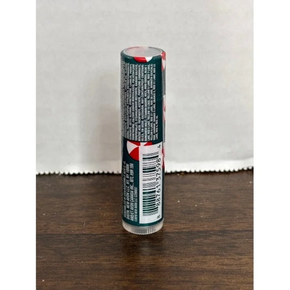 Avon Lip Balm Set Candy Cane and Marshmallow Frosting Holiday Flavors 0.15oz x2